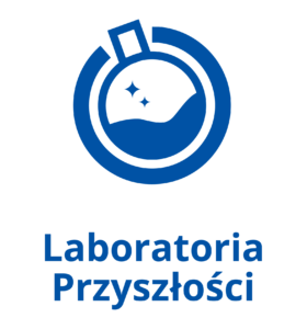 Logo projektu Laboratoria przyszłości w którym nasza szkoła uczestniczy.